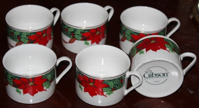 Tazas de té festivas Gibson