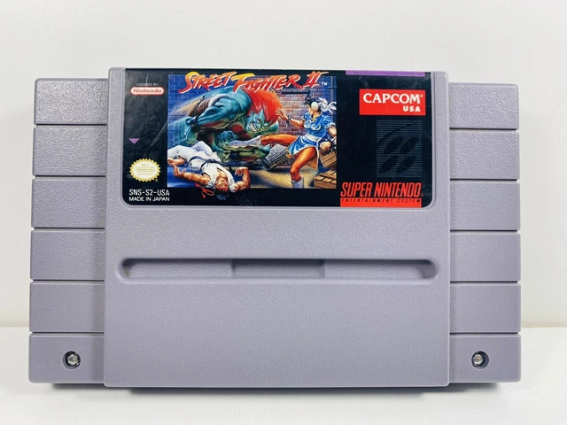 STREET FIGHTER 2 -- SNES Super Nintendo original classique jeu ...