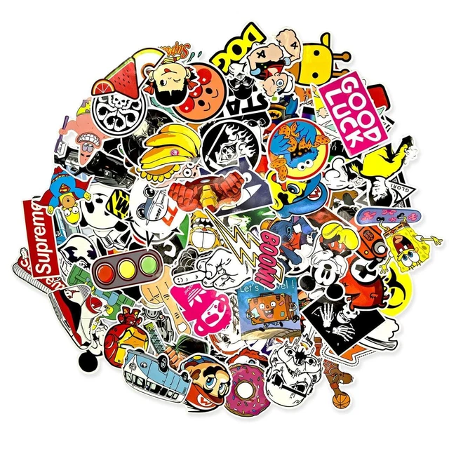 Travel Suitcase with Travel Stickers and Stamps, Accesory Stock