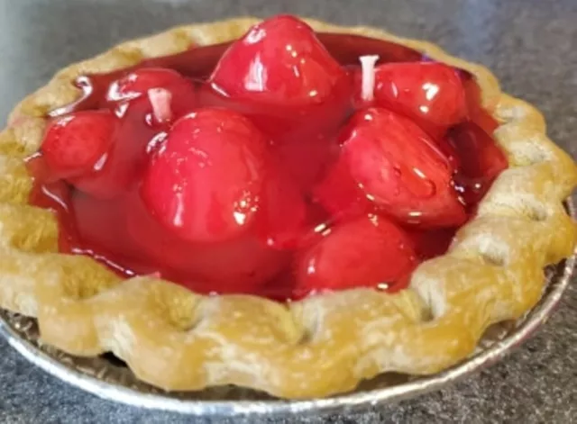 Strawberry Pie Candle Handmade to Order by Lorenzos Box Jordans Candle Creations