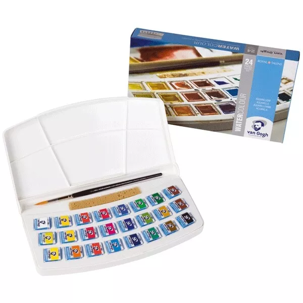 Royal Talens, AQUARELLFARBE VAN GOGH, 24 Pans Painting Box