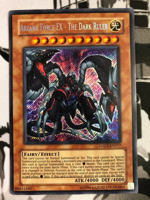 Yugioh: Arcana Force EX - The Dark Ruler - LODT-EN017 - Secret Rare Unlimited NM