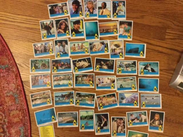 Jaws 3 Movie 3-D Vintage Card Set 44 Cards 1983 Topps