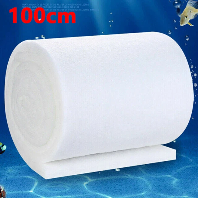 Filtro In Spugna Biochimica Per Acquario 100x100x5 Cm – Nero, Cotone Per Filtrazione Pesci E Stagni