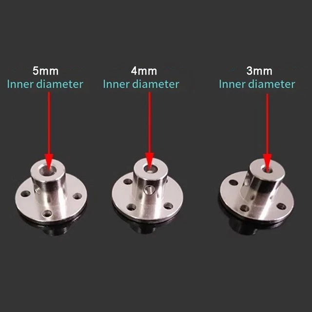Giunto flangia per alberi motore giunto flangiato Φ4 mm Φ5 mm con viti 8*