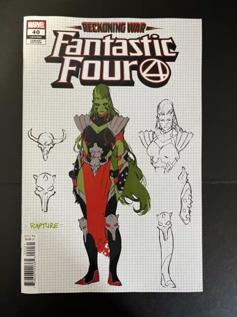 Fantastic Four #40 Marvel Comics 2022 NM RB Silva Concept Art 1:10 Variant Cover