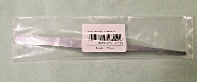 ENGINEER PT-10 Stainless Steel Tweezers - 150mm Serrated Tips, Non-Slip Grip, For Electronics & Crafts - View #5