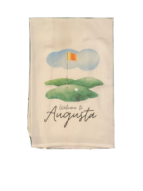 2023 Masters decorative cotton Golf hand towel “Welcome To Augusta”