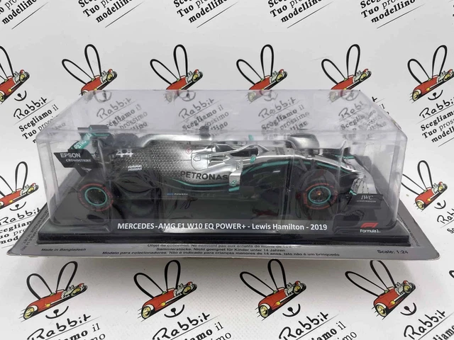 Miniature IXO 1/24 Mercedes AMG F1 W10 EQ Power - Lewis Hamilton 2019 (Neuf)