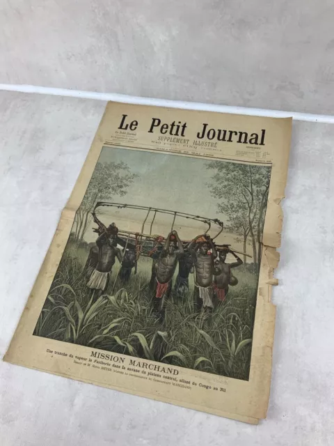 " Mission Marchand " Mai 1899 n°445 Le Petit journal illustré