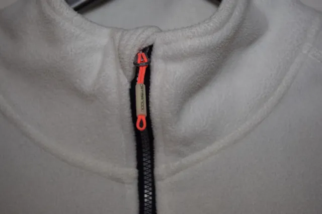 Catmandoo Ladies Golf Jacket - Fleece Base Layer Size Small (12) White Full Zip 3