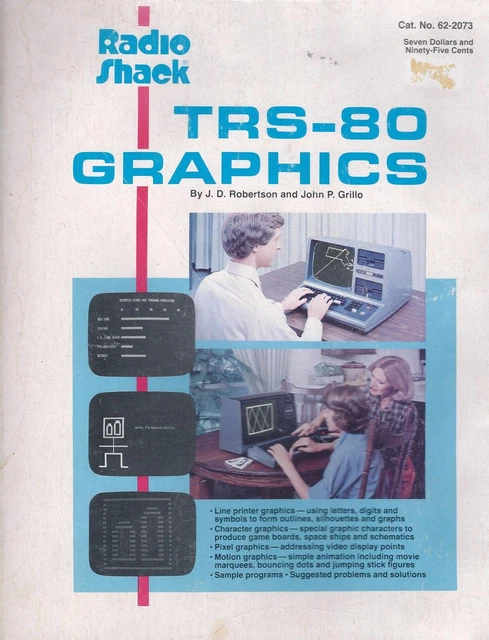 1981 Radio Shack TRS-80 Graphics Computer Book Grillo/Robertson cat. 62-2073