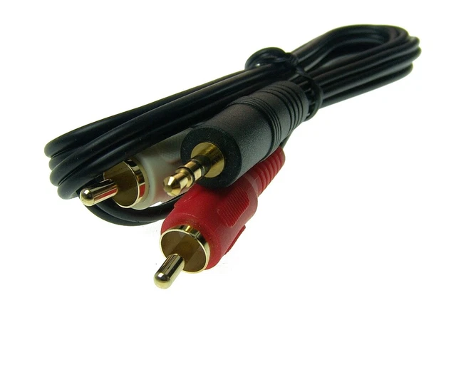 jack Câble de RCA vers 2x RCA fiche 1.5m, RCA Casque