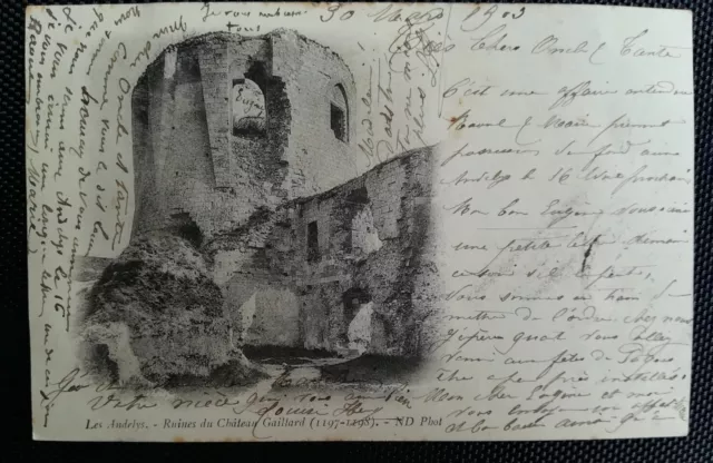 CPA - 27 - LES ANDELYS - Château de GAILLARD (1197-1198)