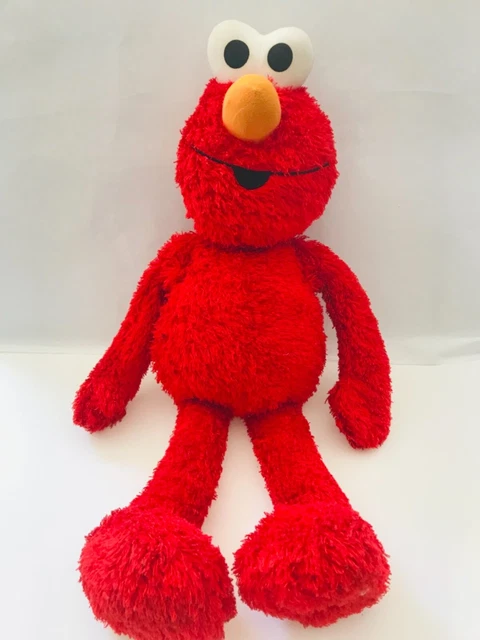 Elmo Sesame Street Plush 22" Stuffed Animal 2002 Mattel Fisher Price Plush Red