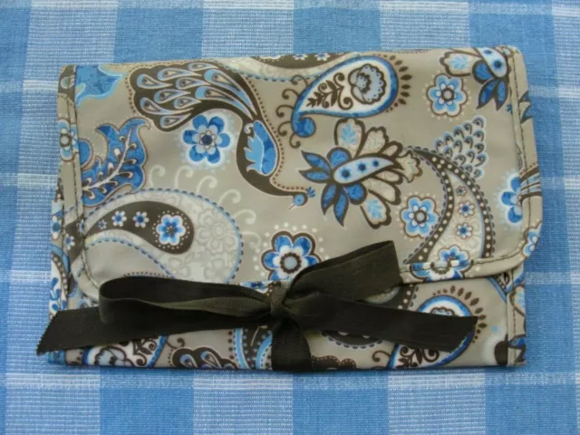 Thirty-OneTank and Blue Paisley Fold and Go Pouch - Excellant Condition