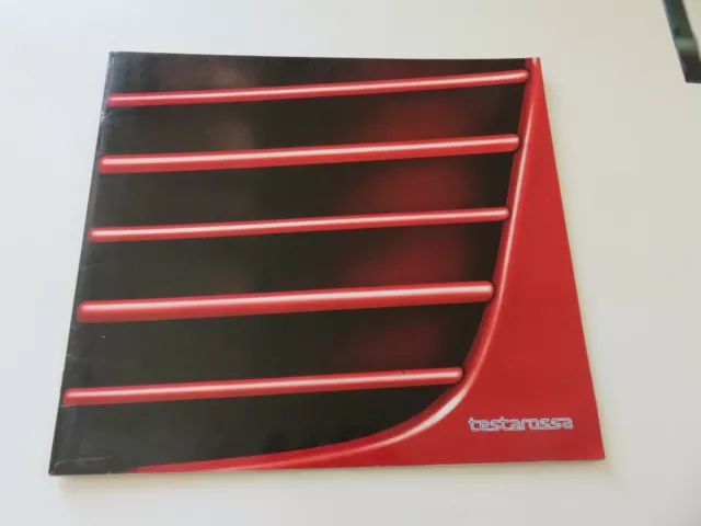 Brochure Catalogue  Ferrari Testarossa