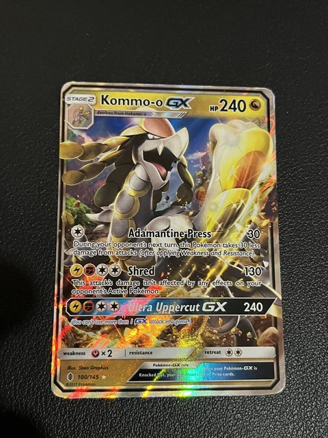 Pokémon TCG Kommo-o GX Sonne & Mond: Guardians Rising 100/145 Holo Ultra selten