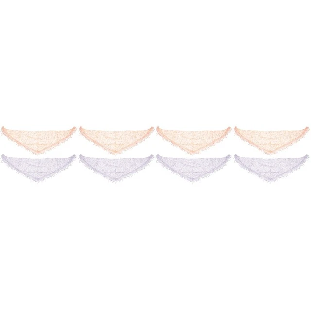 8 piezas bufanda triangular de encaje poliéster (fibra de poliéster) paño triangular para mujer