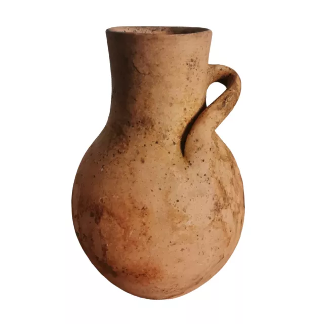 Vintage Natural Pottery Clay Jug/Vase - Ancient Decorative Look / Urban Ware