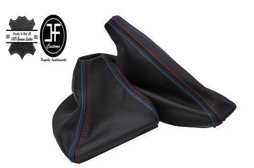 Soufflet Frein à Main Cuir Noir - Pour Jaguar X-Type 2001-2009, Avec Cadre