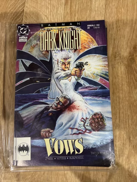 BATMAN LEGENDS OF THE DARK KNIGHT ANNUAL #2 DC COMICS 1992 NM VOWS Overstock New