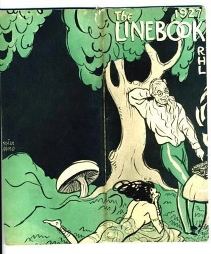 1927 and 1928 Chicago Tribune Line Book by Richard H Little Cover by Peter Arno
