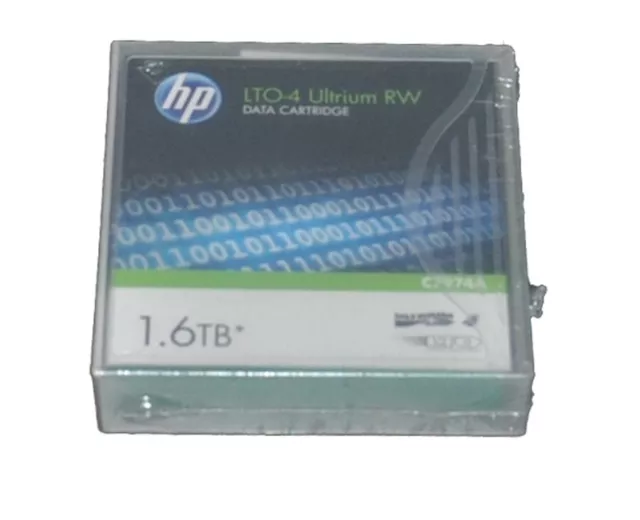 HP Ultrium LTO 4 Tape 1.6TB Data Cartridge C7974A