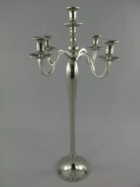 Kerzenleuchter Kerzenständer Silber Jugendstil Antik Kandelaber 5 flammig H.75cm