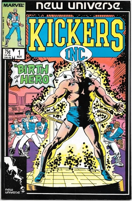 Kickers, Inc. Comic Book #1 Marvel Comics 1986 VERY FINE