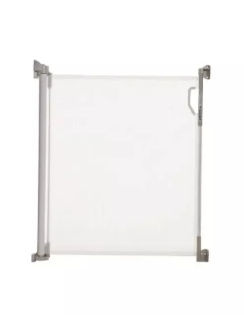 Dream Retractable Hide Away Baby/Pet Safety Gate -White