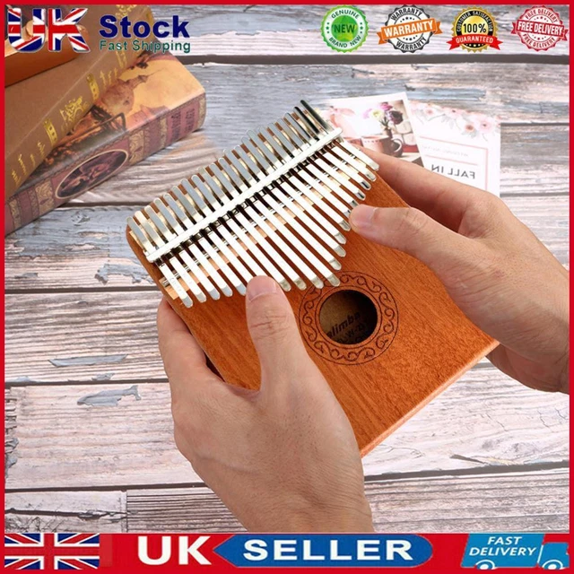 Mahogany 21 Key Kalimba Thumb Piano Mbira Musical Instrument Gift for Beginners