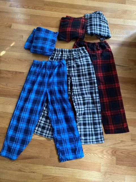 Mad Dog Youth Large 10/12 Fleece Pajama Lounge Pants Lot (6)