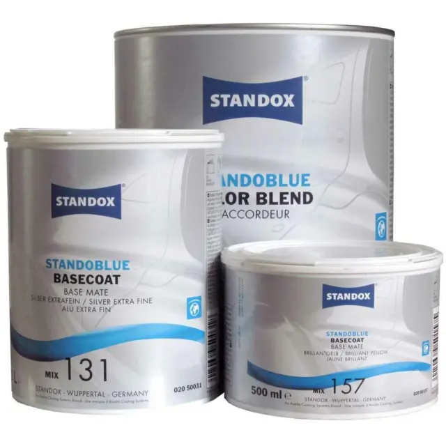 Standox Standoblue Mix 172 Basislack Blau 0,5 Liter