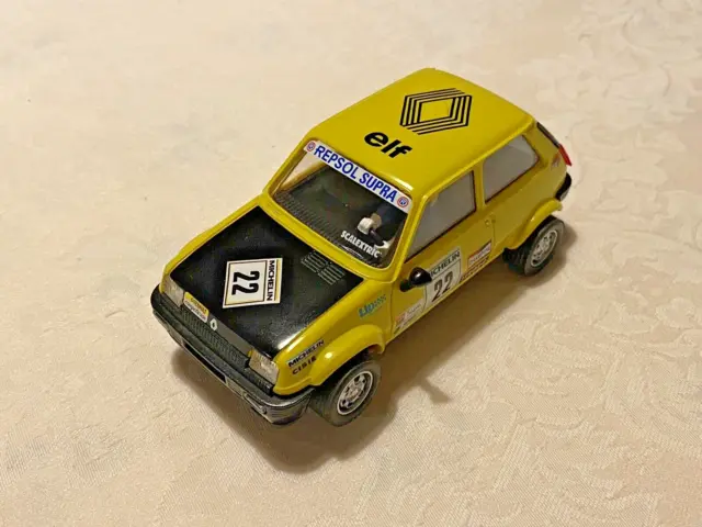 Scalextric Altaya Renault 5 Yellow Elf #22 Mint Unused