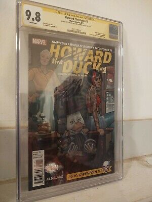 Howard the Duck #1 CGC 9.8 Signed by Stan Lee & Rob Liefeld 1st app of Gwenpool!