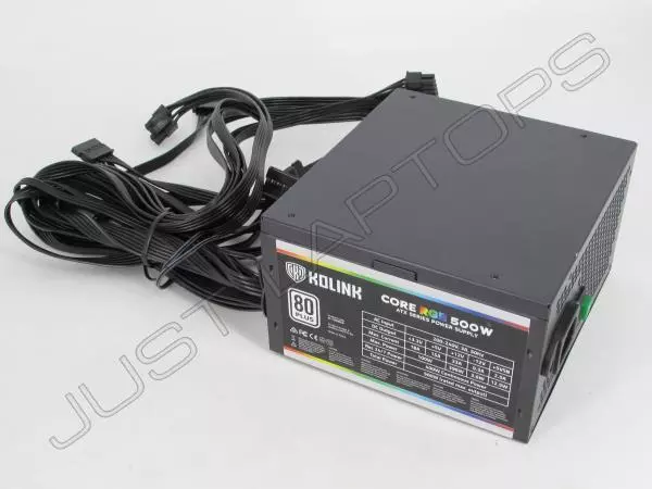 Kolink KL-C500RGB 500W ATX Series RGB Desktop PC Power Supply PSU 80 Plus