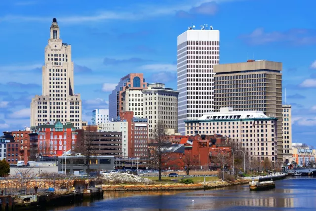 Providence Rhode Island Skyline, Providence RI Canvas, Providence skyline, Prov