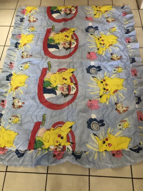 Rare BAKUGAN Anime Twin or Full Bed Reversible Comforter Blanket! 66 x 85