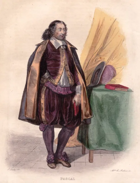 Blaise Pascal Mathématicien Physicien Moraliste Théologien Théologie Jansénisme