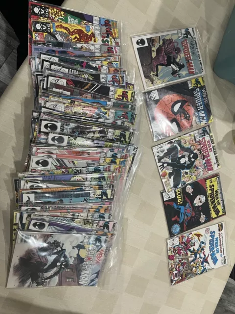 WEB OF SPIDER-MAN # 1 - 74 5 Annual HUGE RUN LOT OF  79 MARVEL As Is Only Bags