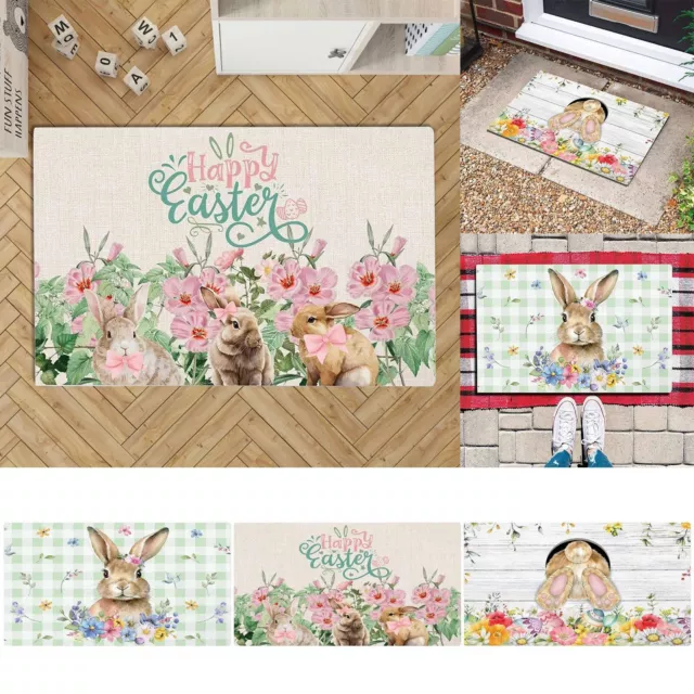 40*60cm Easter Bunny Doormat Kitchen Bathroom Rug Floor Door Mat Non Slid Mat