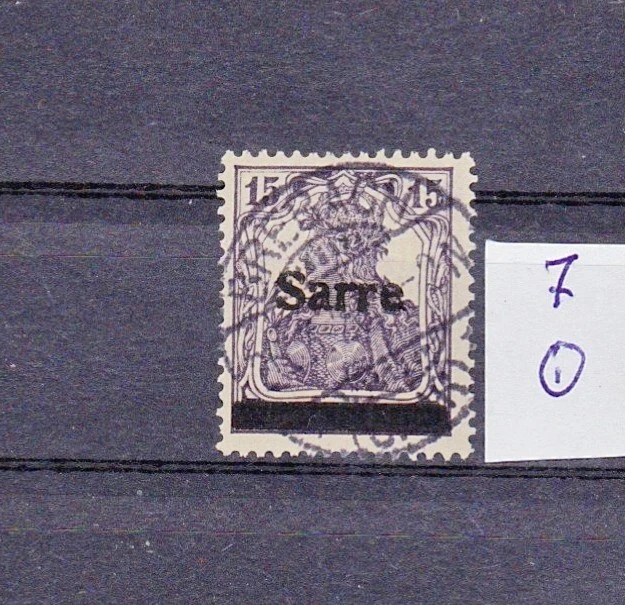 saargebiet bis 1934: Mi. Nr.7 gestempelt