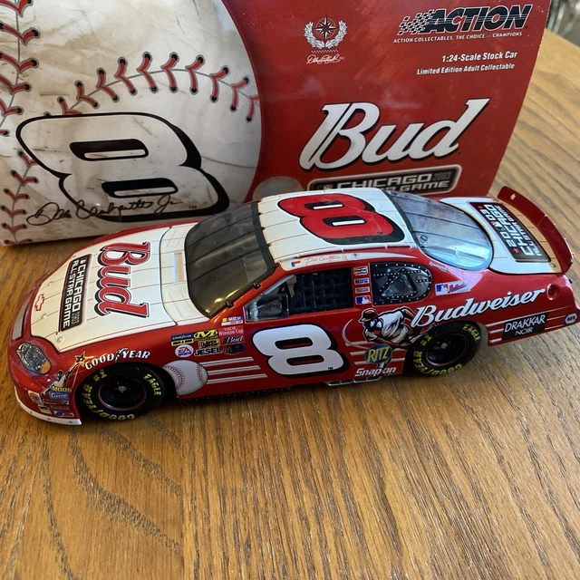 ACTION NASCAR #8 Dale Earnhardt Jr. Budweiser GM Dealers 2003 Chevy 1:24 moulé sous pression EUR