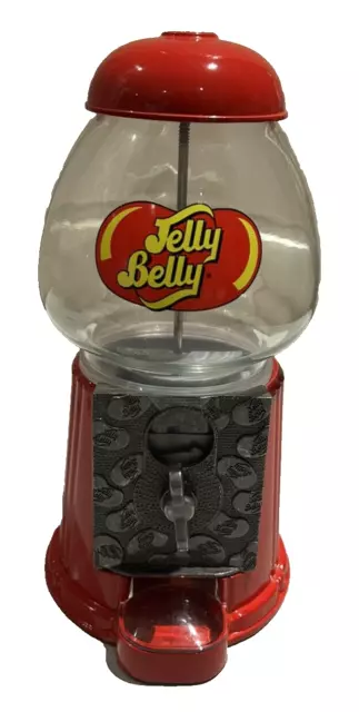 Vintage Jelly Belly Bean Company DispenserMetal Glass Gumball Machine Mancave