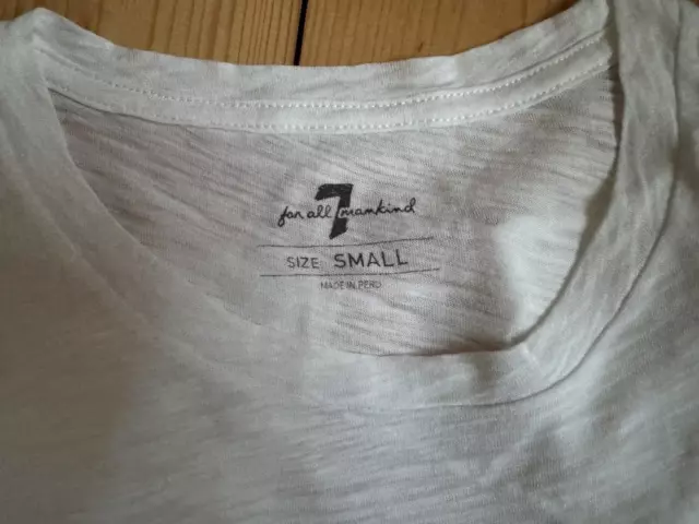 ORIGINAL !! 7 for all mankind T-Shirt Shirt des amerikanischen Kultlabels 2
