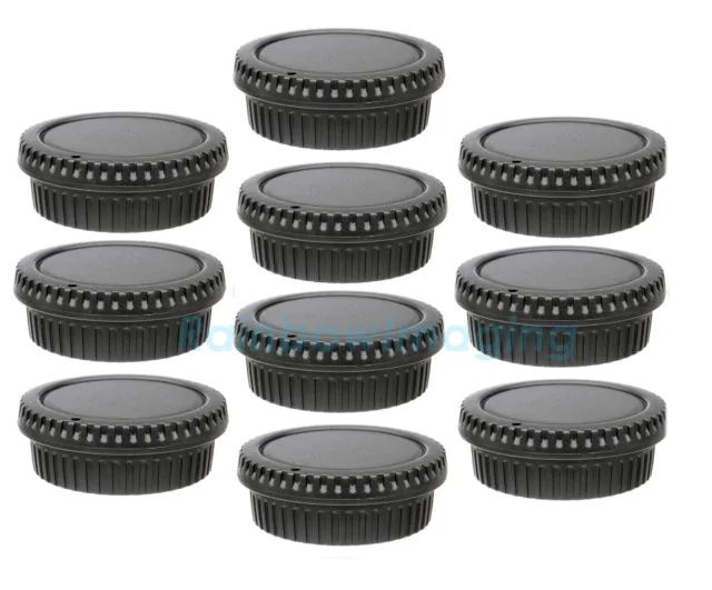 10 pcs Rear Lens Covers + Camera Body Caps for Canon EF EFS DSLR SLR Lenses