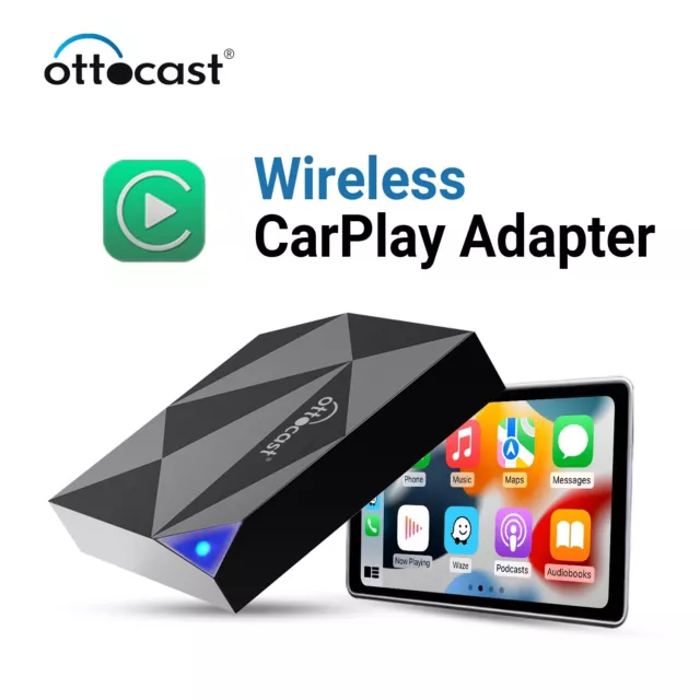 2024Ottocast U2-AIR Wireless CarPlay Adapter-For Apple CarPlay-Navigation Player