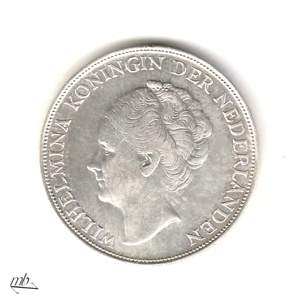 Niederlande 1 Gulden 1943 Wilhelmina  934
