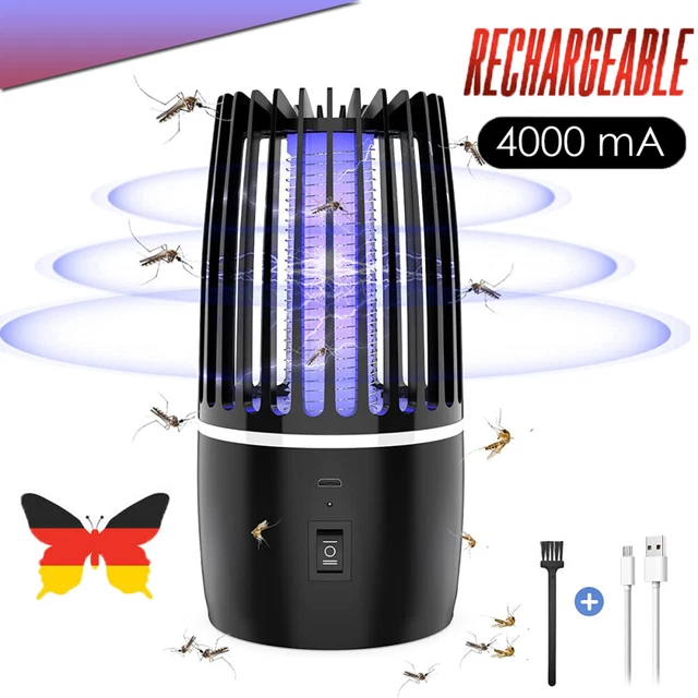 2 In1 Elektrischer UV LED Insektenvernichter Insektenfalle USB Mückenlampe Licht